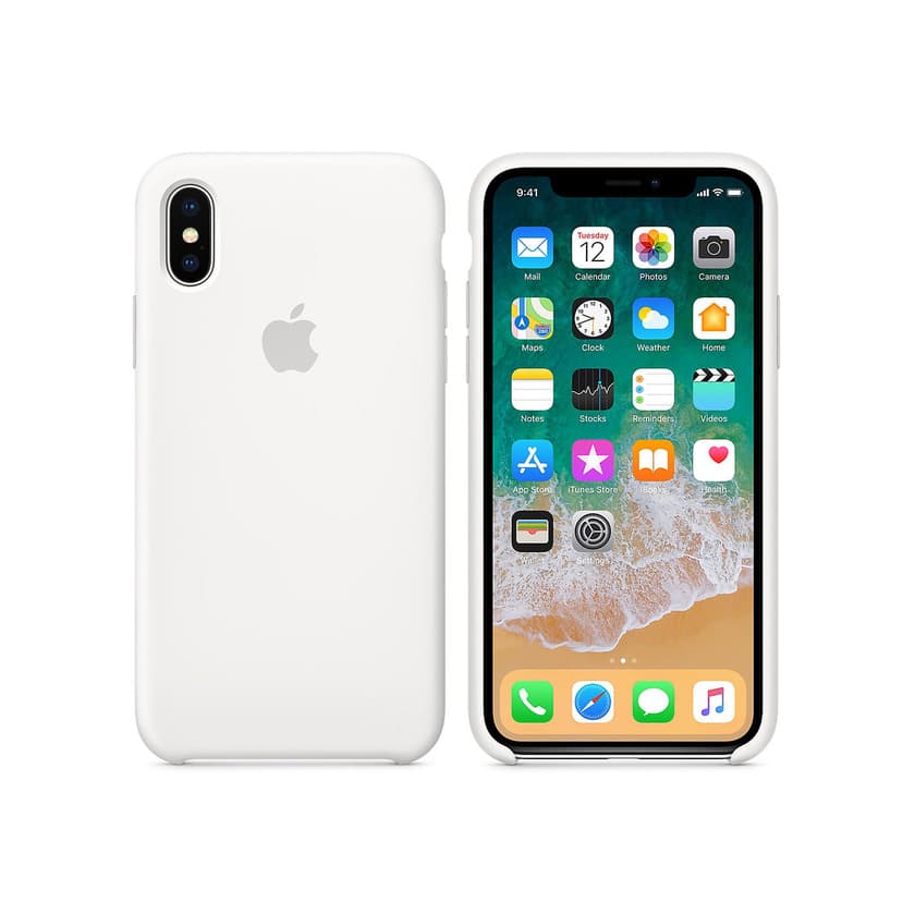 Producto Funda iPhone X apple blanca