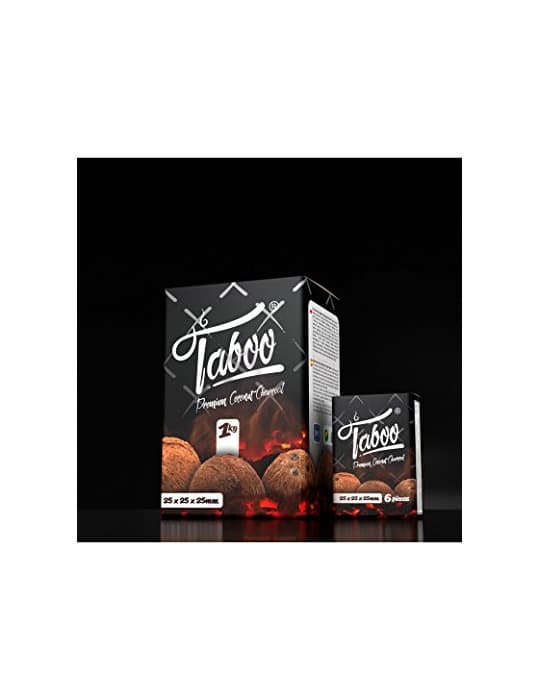 Electrónica Carbón natural para shisha o cachimba de la marca Taboo 1kg