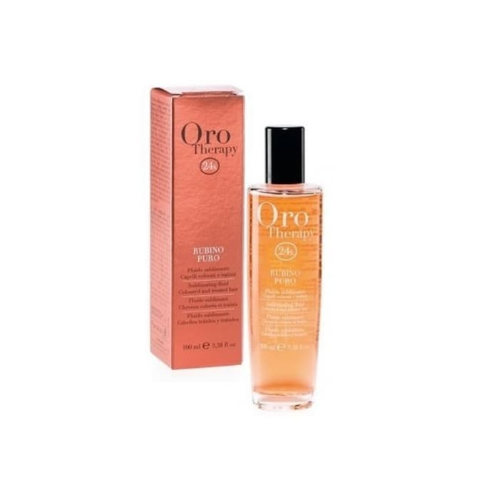 Producto Fanola Fluido ORO THERAPY 24K Rubino Puro Subliminante 100mL