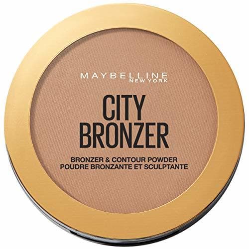 Belleza Maybelline Polvos Bronceadores Mate City Bronze Tono 300 Deep Cool Pieles Oscuras