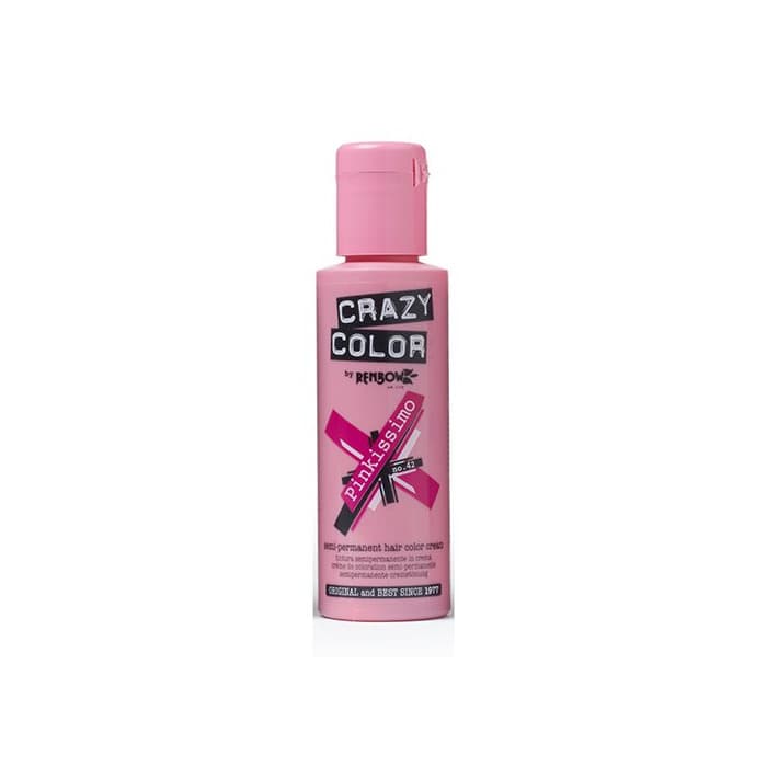 Belleza Crazy Color Pinkissimo Nº 42 Crema Colorante del Cabello Semi-permanente