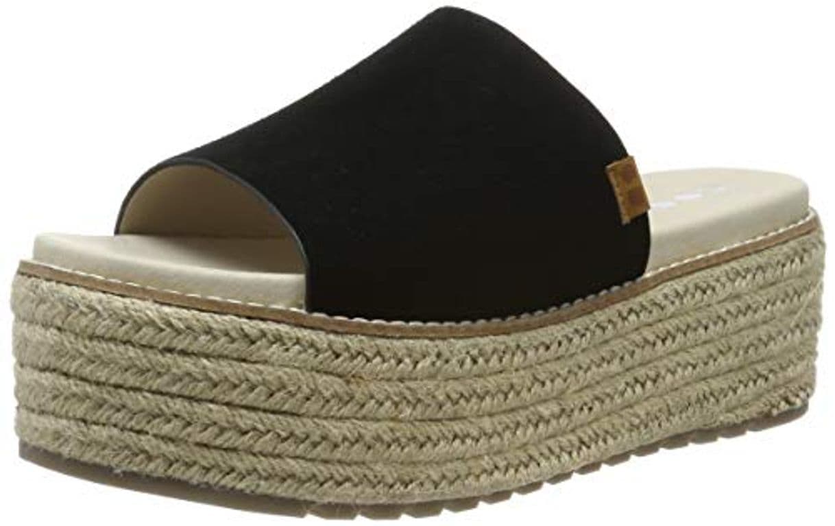 Moda COOLWAY NEWBOR, Sandalias con Plataforma para Mujer, Negro