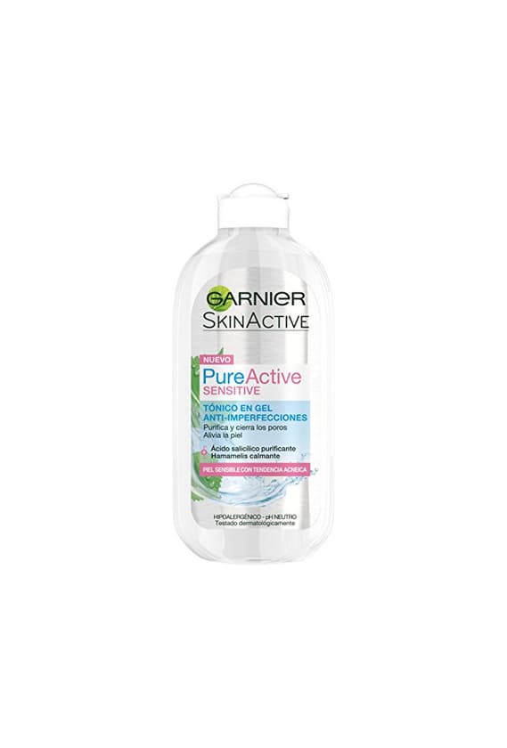 Beauty Garnier PureActive Sensitive Gel Tónico Anti-Imperfecciones