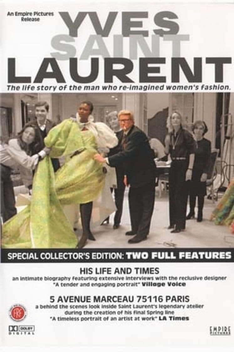 Película Yves Saint Laurent: 5 avenue Marceau 75116 Paris