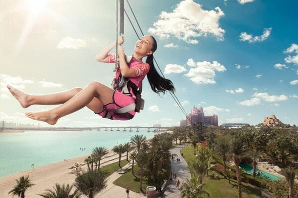 Lugar Zip Line at The Atlantis