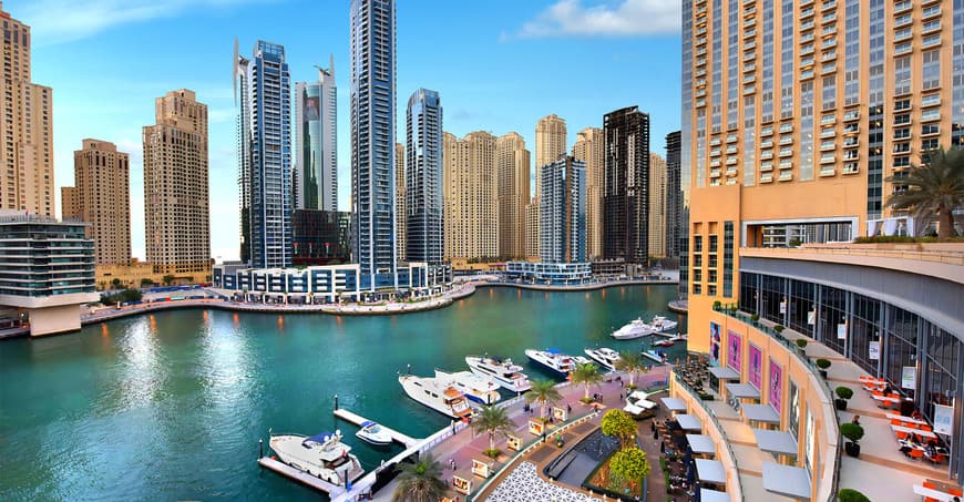 Lugar Dubai Marina yatch club