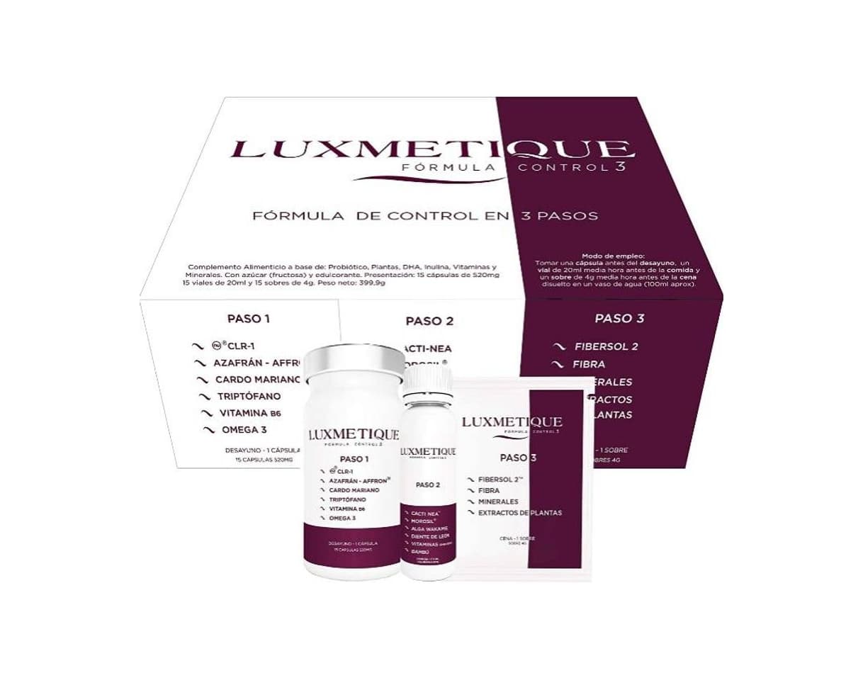 Producto Luxmetique Fórmula Control 3 