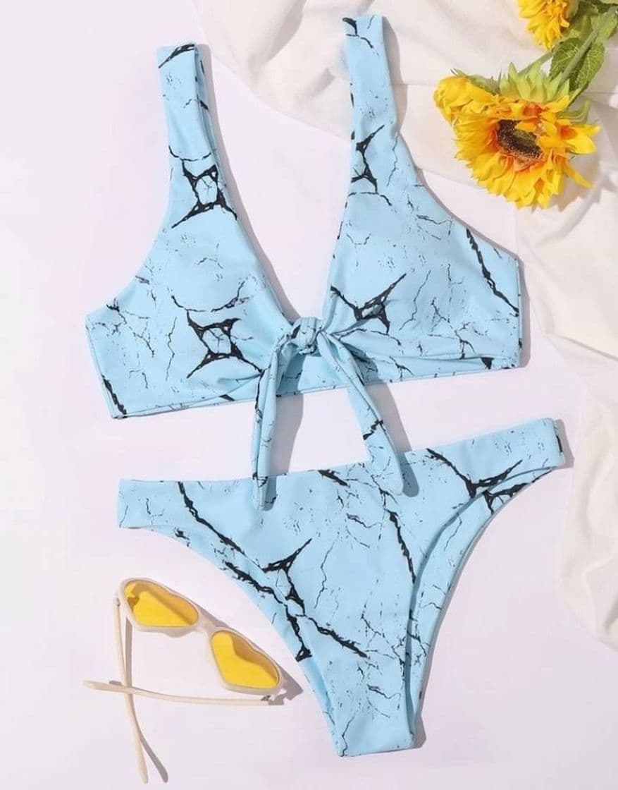 Producto Bikini mármol azul