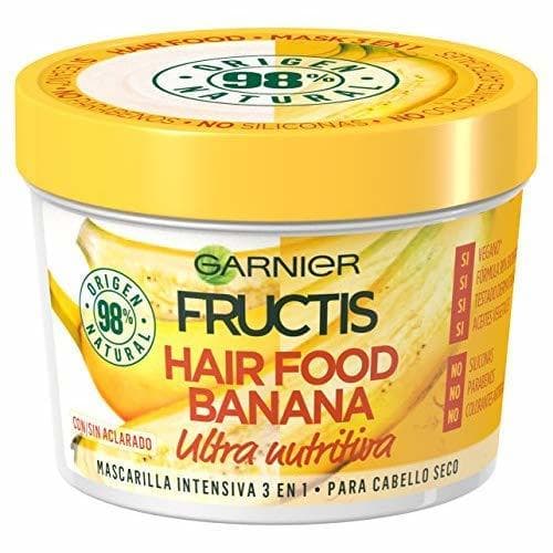 Beauty Garnier Fructis Hair Food Mascarilla Capilar 3 en 1 Banana Nutritiva para