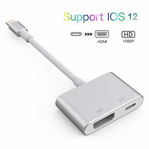 Electrónica QuickLand Adaptador HDMI 1080P HD Adaptador AV Digital para teléfono XR/XS