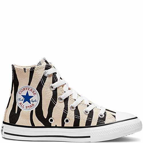 Moda Converse 36629 - Zapatillas Deportivas de Tela, diseño de Cebra Size