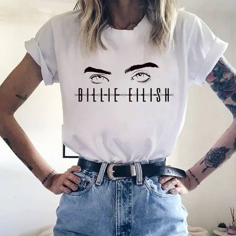 Moda Camiseta Billie Eilish