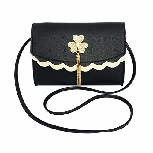 Product Luckycat Bolso Bandolera Mujer Bolsos de Hombro Pequeño Cuero PU Crossbody Messenger