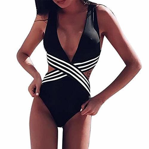 Producto Bikini Mujer 2019 Push Up Logobeing, Bañadores Sexy Patchwork de una Sola