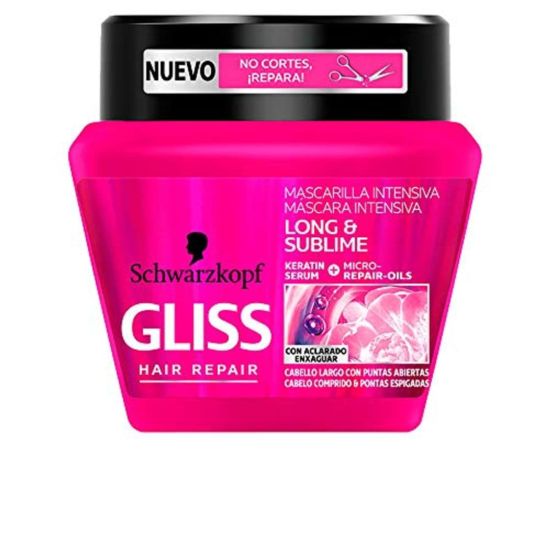 Producto GLISS mascarilla long & sublime tarro 300 ml