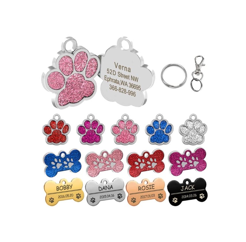 Producto Chapa perro Personalizada