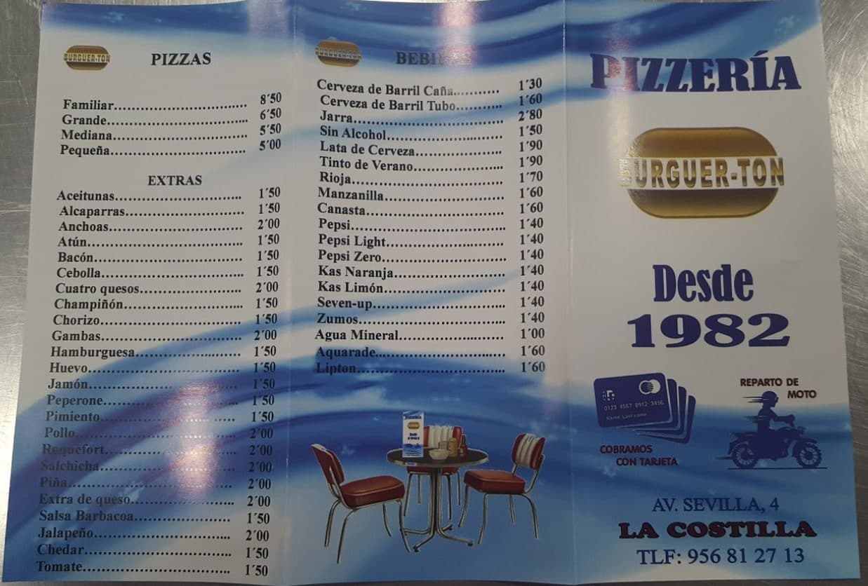 Restaurantes Burguerton Pizzería