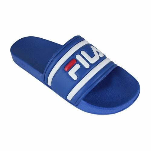 Moda Fila Morro Bay Slipper Electric Hombre Azul 40