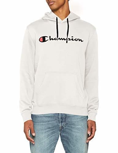 Fashion Champion Hooded Sweatshirt Sudadera con Capucha, Gris