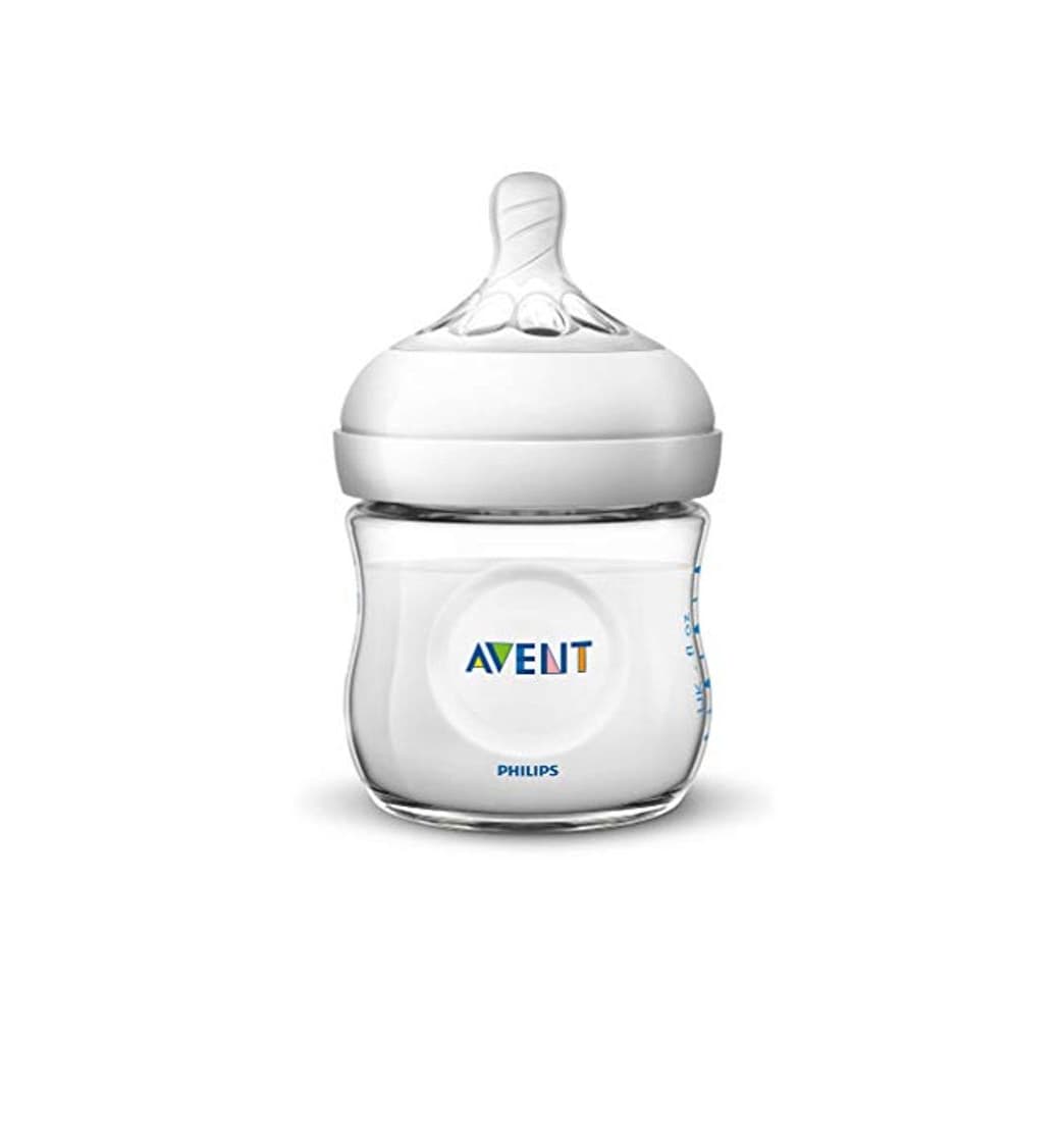 Product Philips Avent Biberón Natural SCF030/17 - Biberón de 125 ml con tetina