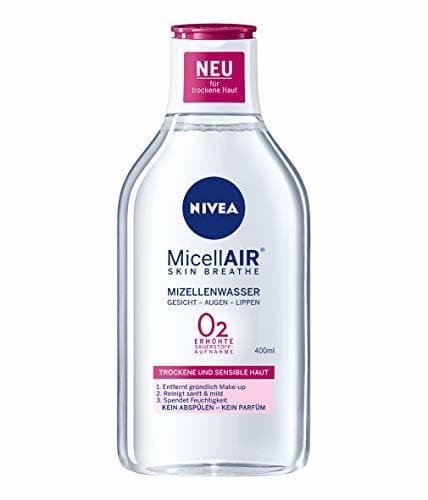 Beauty Nivea Mizell Agua para piel seca, 2 in1 de limpieza y Make Up Entferner,