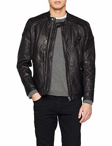 Moda Pepe Jeans Damascus Chaqueta, Negro