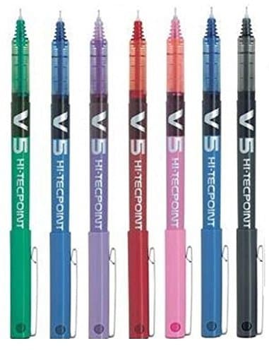 Product Pack de 7 Bolígrafos Pilot BX V5 Varios Colores - Bolígrafo Extra