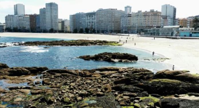 Lugar Playa de Riazor (La Coruña)