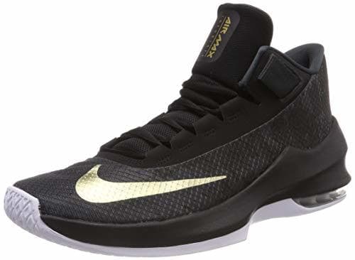 Fashion Nike Air MAX Infuriate 2 Mid, Zapatos de Baloncesto para Hombre, Negro