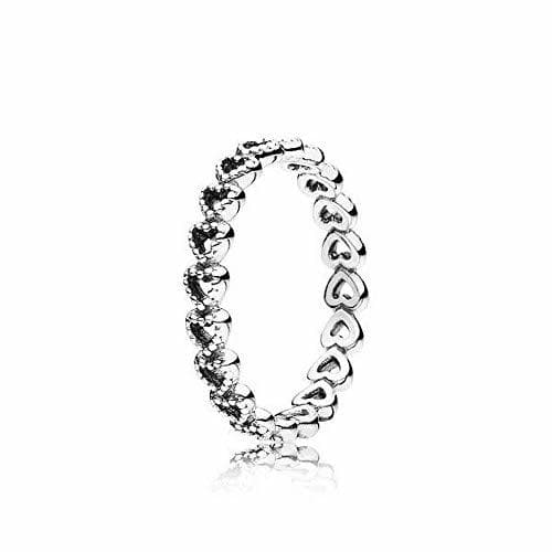 Fashion Anillo Pandora 190980-54 Mujer plata Corazón Circonitas