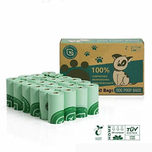 Producto Green Maker Bolsas de Compost para Perros 360 Bolsas de Desechos Biodegradables