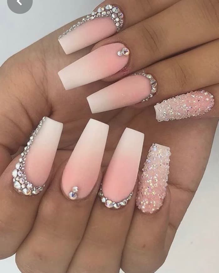 Moda Uñas rositas brillantes