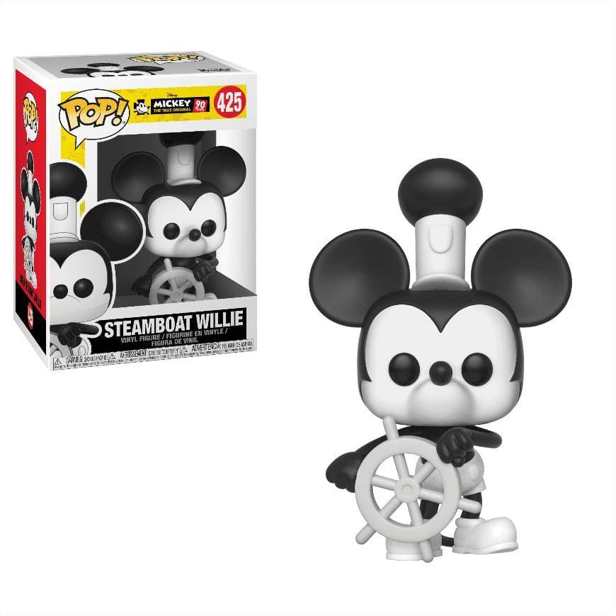 Producto POP! Disney: Mickey 90 Years Steamboat Willie