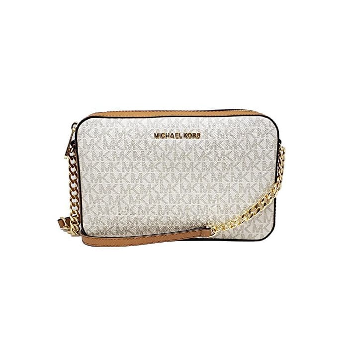 Moda Michael Kors Jet Set Item Large Crossbody Vanilla/Acrn