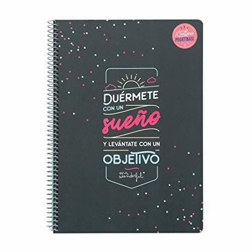 Home Mr. Wonderful Libreta-Duérmete con un sueño y levántate