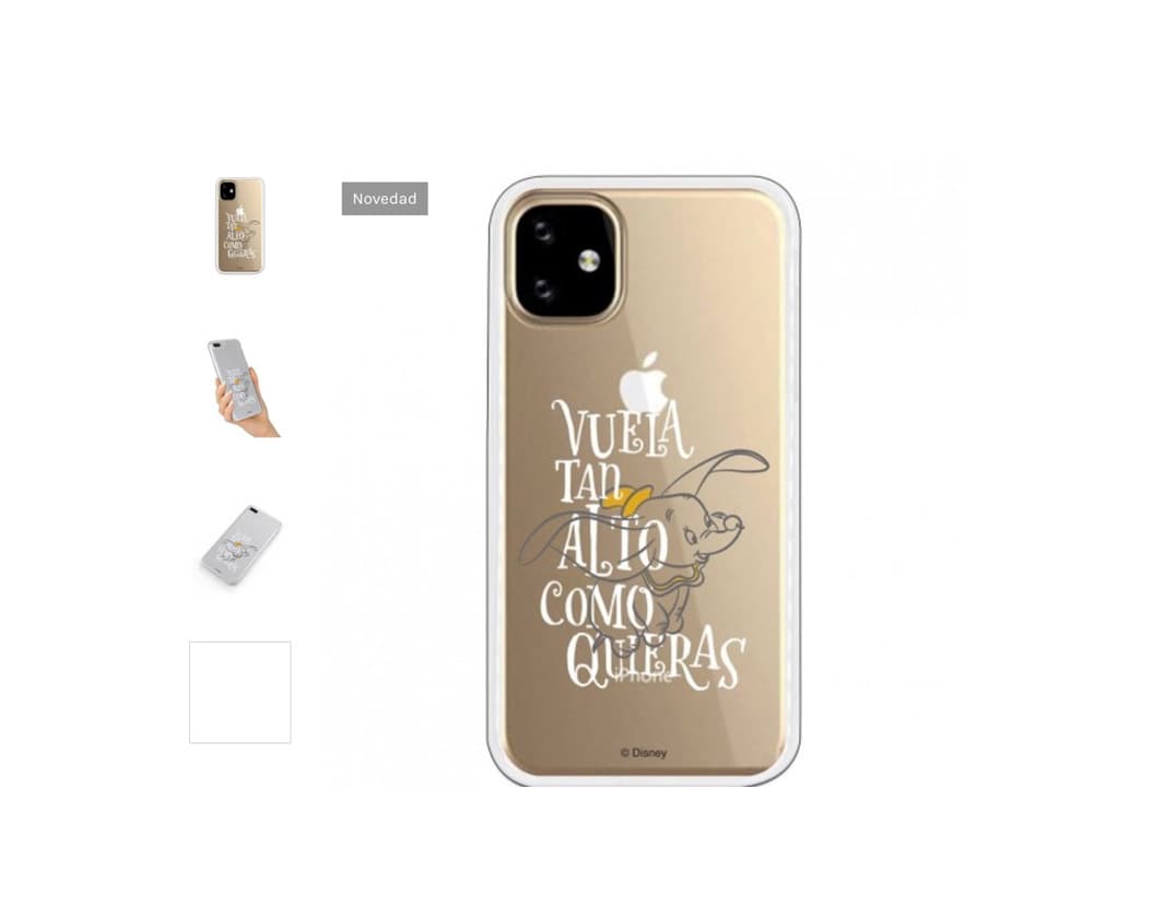 Producto Funda para iPhone 11 Pro Oficial de Disney Dumbo Vuela tan Alto