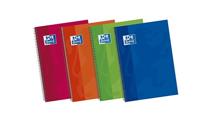 Product Oxford Classic 100430151 - Pack de 5 cuadernos espiral de tapa extradura