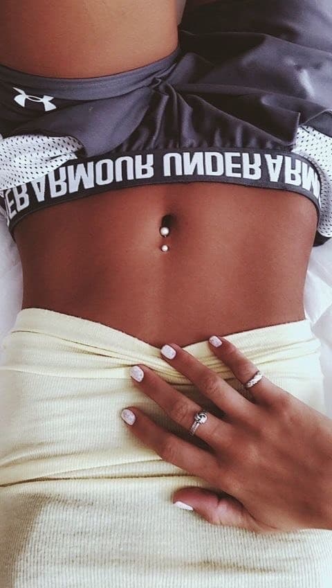 Moda piercing ombligo 