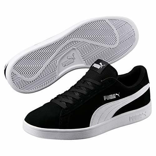 Moda Puma Smash V2 Zapatillas Unisex adulto, Negro