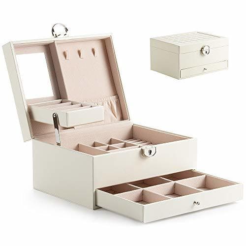 Producto Caja Joyero con Espejo Caja para joyas joyero caja de joyas organizador