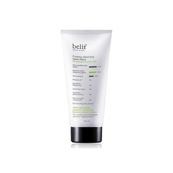 Beauty belif Creamy Cleansing Foam Moist Korean Beauty [Imported] by belif