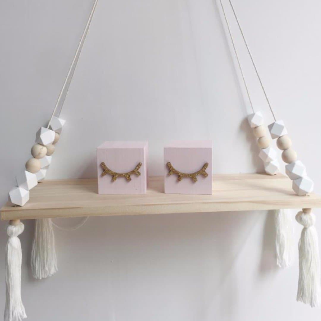 Product NaroFace Estante de Pared Borla de Madera Tablero Swing Ornament Decoración del