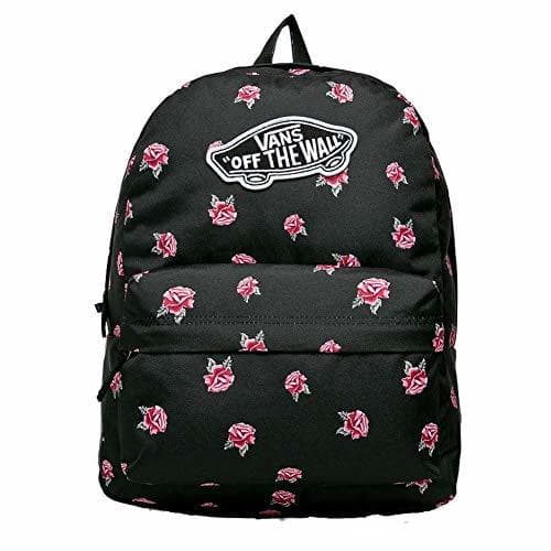 Moda Vans Realm Backpack Mochila Tipo Casual, 42 cm, 22 Liters, Negro