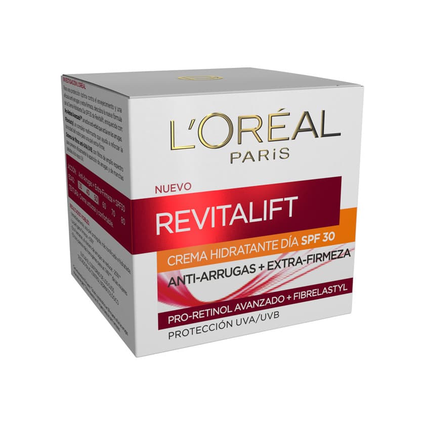 Producto Revitalift crema hidratante de día SPF-30 anti-arrugas