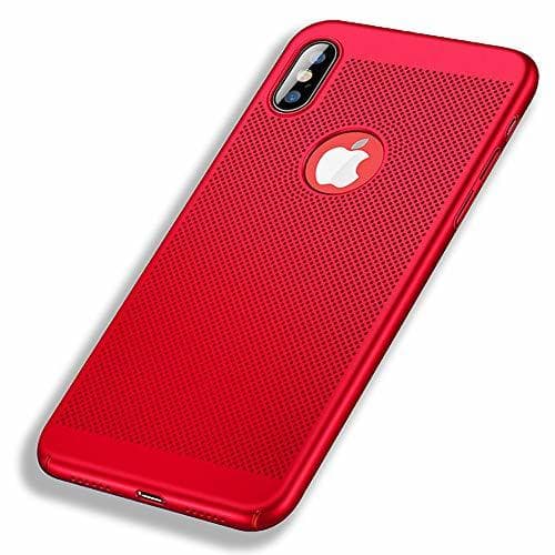 Electronic Funda iPhone X, Ultra-Delgado Disipadores de Calor Carcasa Anti caída Totalmente Protectora