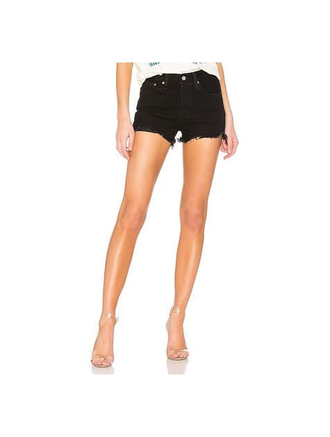 Fashion Levi's 501 High Rise Short Pantalones Cortos, Azul