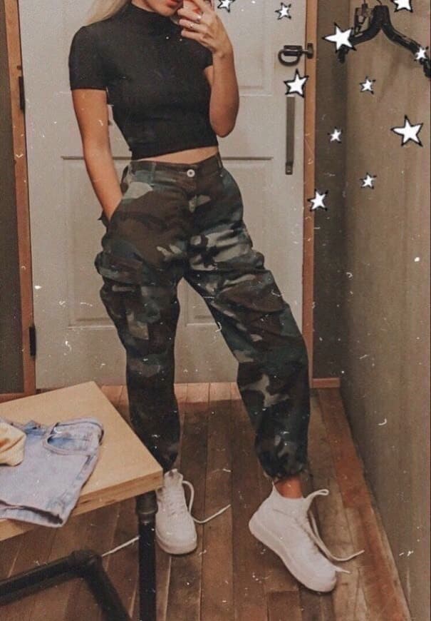 Fashion Pantalon militar 💚