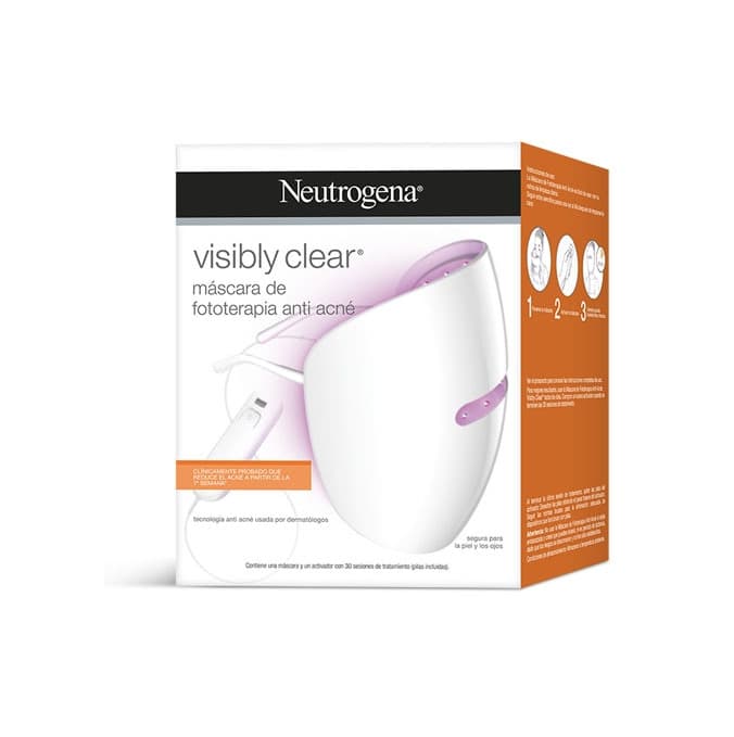 Producto Neutrogena® Visibly Clear® Máscara de Fototerapia Anti acné