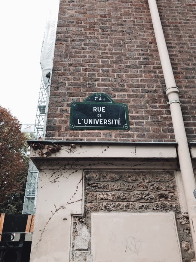 Lugar Rue de l'Université