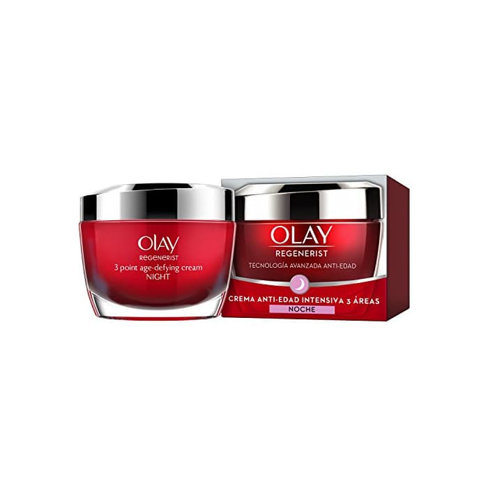 Belleza Olay Regenerist 3 Áreas Hidratante Anti-Edad Reafirmante Noche